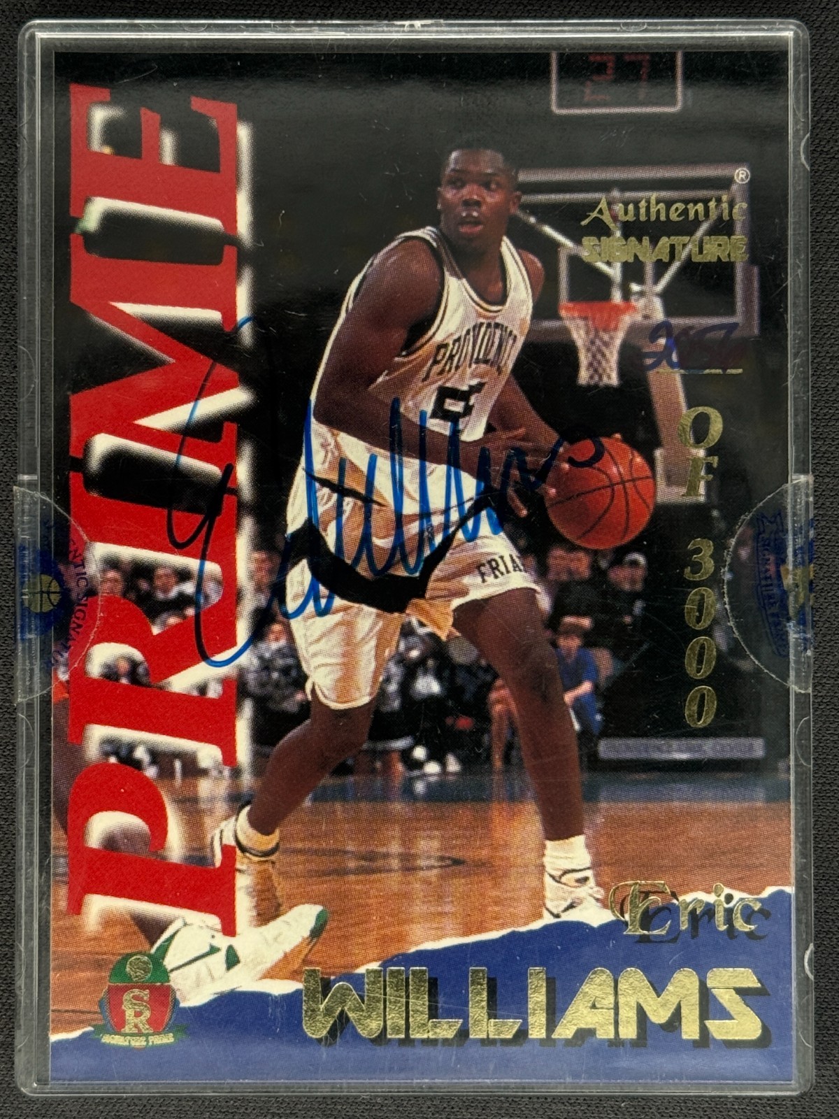 ERIC WILLIAMS 1995 Signature Rookies Prime Rookie RC Auto /3000 #44 (Encased)