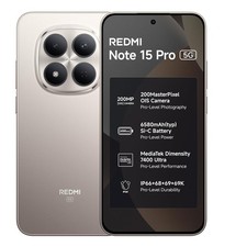 REDMI Note 15 Pro 5G  Silver , 8GB 256GB Dimensity 7400-Ultra Global Version