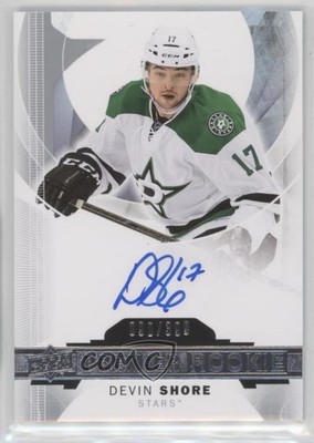 2015-16 Upper Deck Premier 90/399 Devin Shore #54 Rookie Auto RC 1k5
