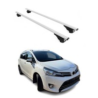 DachträGer GrundträGer FüR Toyota Verso 2009-2018 75Kg Stahl Silber 2 Tlg
