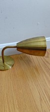 Rare Vintage Brass Wall Lamp Light Pixar Mid Century Modern
