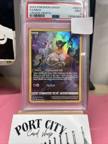 PSA 9 Mew Pokemon • Holo Rare • GG10/GG70 (1)