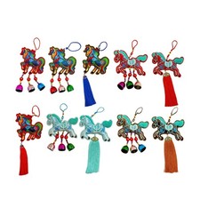Chinese New Year Horse Ornament Hanging Pendant for Lunar New Year Office
