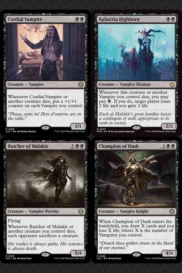 Edgar Markov VAMPIRES Commander EDH Deck (B/W/R) - MTG Magic *Ready-to-Play* - Image 3 of 4