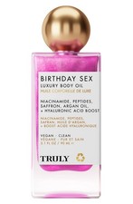 TRULY Birthday Sex Luxury Body Oil Vegan Hyaluronic Acid Boost 3.1 Oz / 90ML