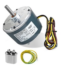 Condenser Fan Motor Replacement 110hp 0.75a 1100rpm 208-230v Capacitor