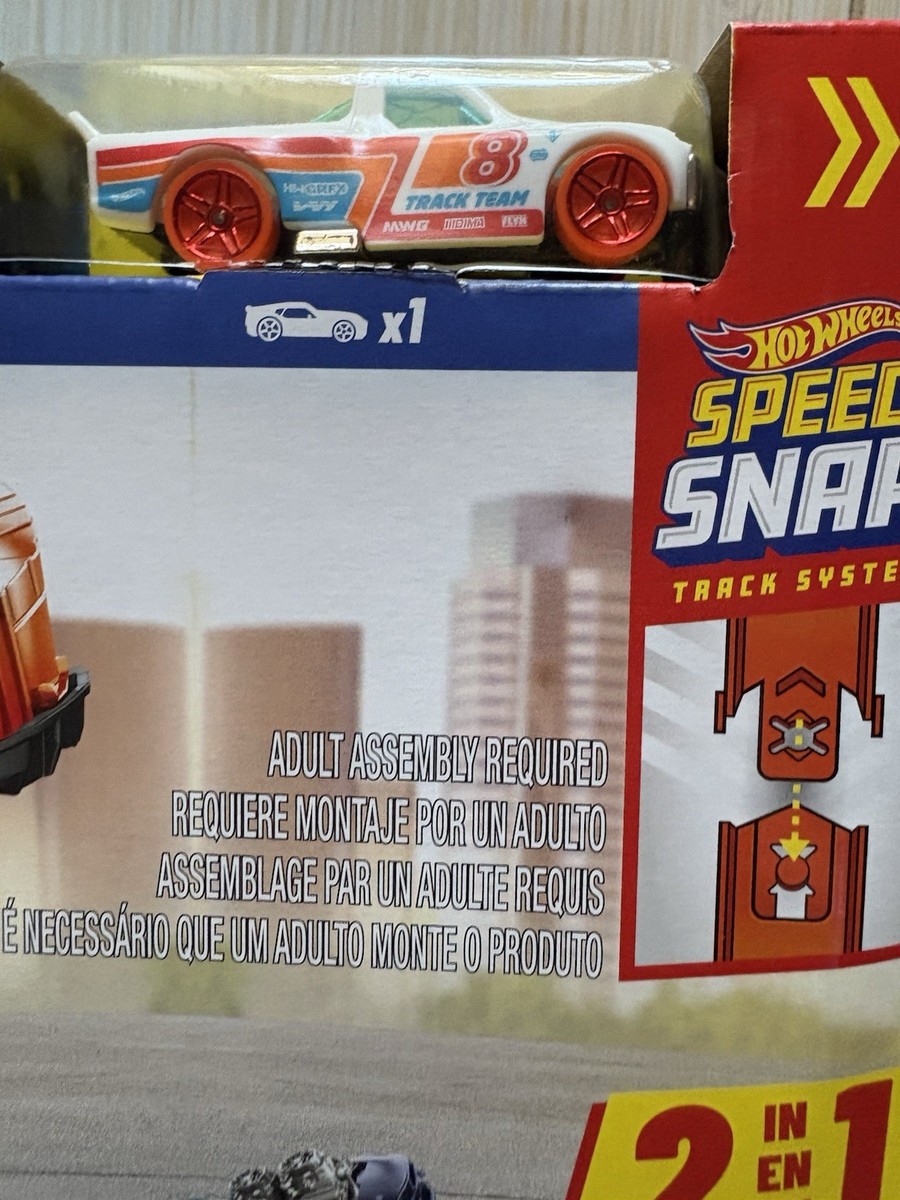 Hot Wheels City Transforming Stunt Garage Speed Snap Track 1:64