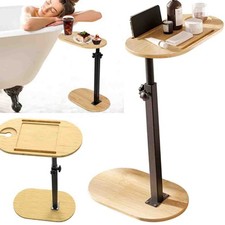 Badewannenablage Bambus Badewannenbrett ausziehbar Wannenablage Einstellbar DHL