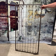 Metal Wire Baby Crib Springs With Decorative Spring Mechanism  Rustic Patina