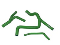 KSX KüHlerschläUche Set Passt An Kawasaki KXF 450 09-15 GrüN
