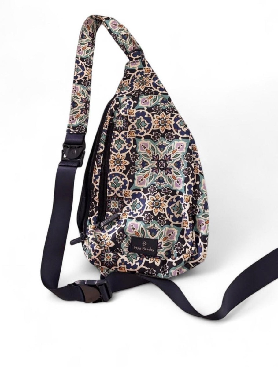 Vera Bradley Lisbon Medallion Essentials Backpack Vera Bradley Lighten Up Essential Large Backpack Lisbon  main image 3