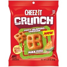 3x Cheez-It Crunch Zesty Jalapeno Cheddar Spi...