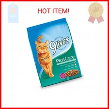 9Lives Plus Care Dry Cat Food, 12 lb. Bag