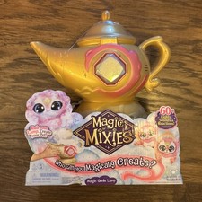 Magic Mixies Magic Genie Lamp with Interactive 8" Pink Plush Toy   Ages 5 