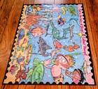 RARE Dr Seuss Stamp Vintage Poster w/Fish 22" X 17" — photo 9