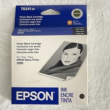 EPSON Stylus Photo 2200 T034120 Photo Black Ink Cartridge EXPIRED 2007-2008