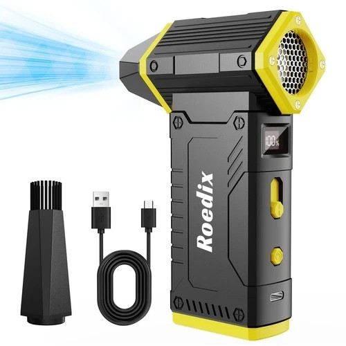 Compressed Air Duster, 210000RPM 8-Gear Adjust. Electric Air Duster - Open Box