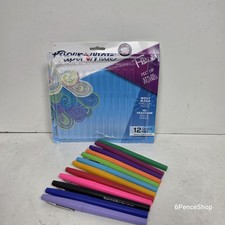 NO BOX NEW Paper Mate Flair Felt Tip Pens Pack Of 12 Medium Point 0.7 mm