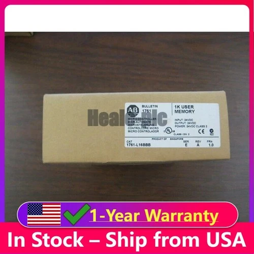 New Factory Sealed AB 1761-L16BBB MicroLogix1000 16 Point Controller US Free Tax