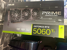 ASUS Prime NVIDIA GeForce RTX 5060 Ti OC Edition 16GB GDDR7 PCIe 5.0