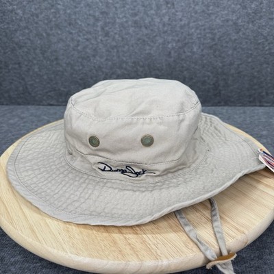 PANAMA JACK Bucket Hat Mens Large Khaki Cotton UPF 50 Sun Protection Boonie