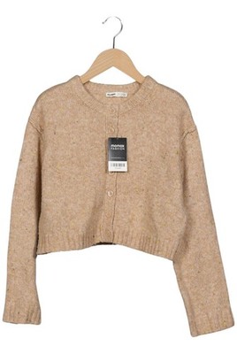 Pull & Bear Strickjacke Damen Cardigan Jacke Gr. S Wolle Beige #d1hvds6