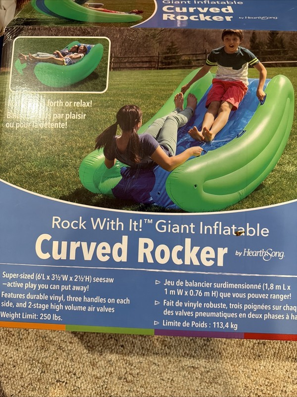 Curved Rocker By Hearth Strong Giant Inflatable
