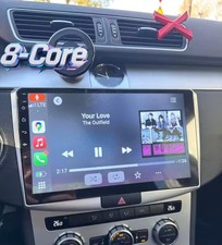 8-core 4+64GB Autoradio Android 15 Apple Carplay GPS Navi Für VW Passat B6 B7 CC