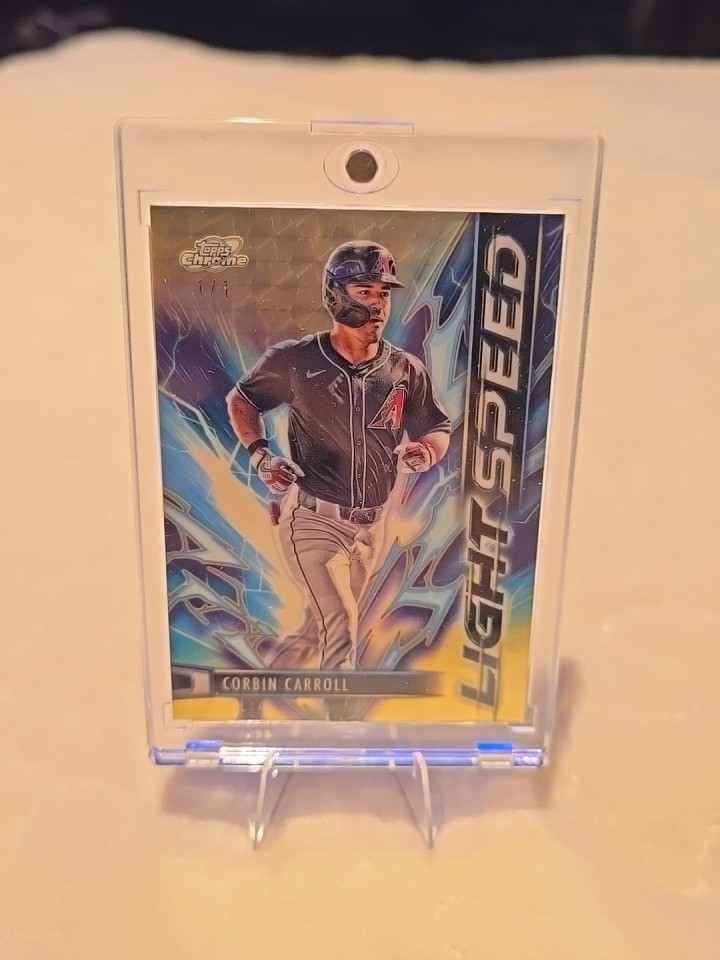 2025 Topps Cosmic Chrome - Lightspeed Corbin Carroll #LS-18 superfractor 1 of 1