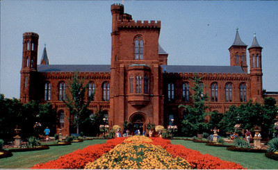 Postcard Smithsonian Institution Building Information Center the Castle