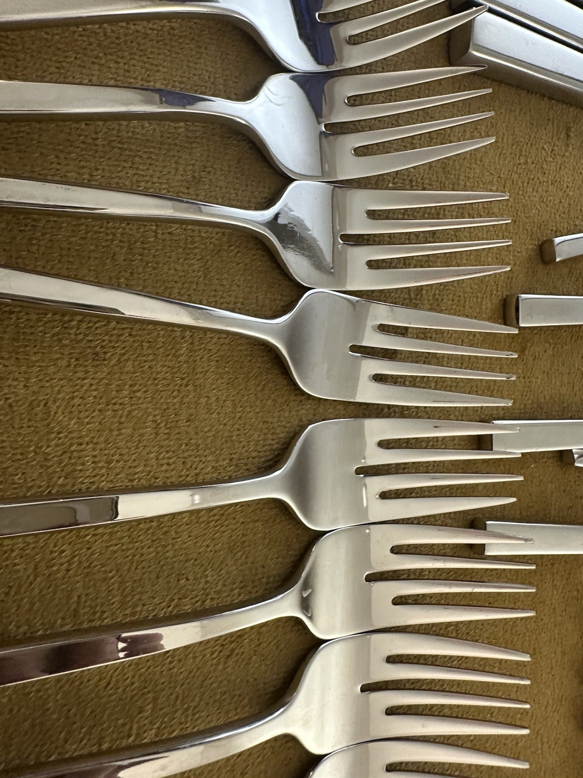 SERVICE FOR 8+ Serving Set Cambridge Chop Conversation 18/10 Stainless **MINT** thumbnail 3