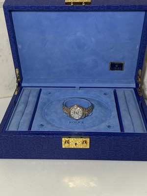 Midsize Rolex SS MOP Dial 18K Wrist Watch 6827 Runs Cal 2030 #042425-2 5 Karats