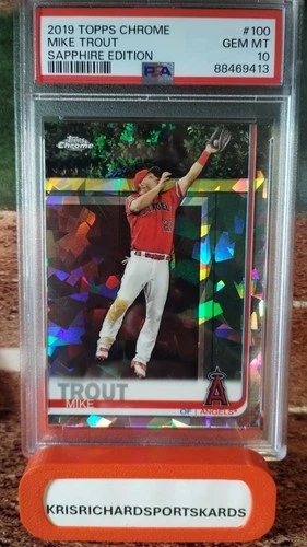 2019 Topps Chrome Sapphire Edition - Mike Trout #100
