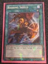 1x NM Bashing Shield - BP03-EN186 - Shatterfoil - 1st Edition  YuGiOh