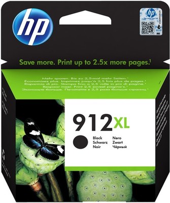 ORIGINAL HP 912XL SCHWARZ TINTENPATRONE - 3YL84AE - OFFICEJET PRO 8010 - MwSt
