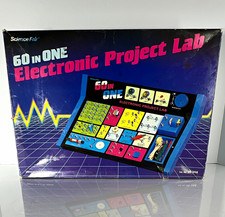 Science Fair 60-in-1 Electronic Project Lab Kit Cat. No. 28-256 1980