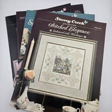 Stoney Creek Collection Books 101,123,139,140 Cross Stich Lot of 4
