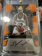 Sam Cassell 2022-23 Panini Select Timberwolves Orange Pulsar /30 Auto