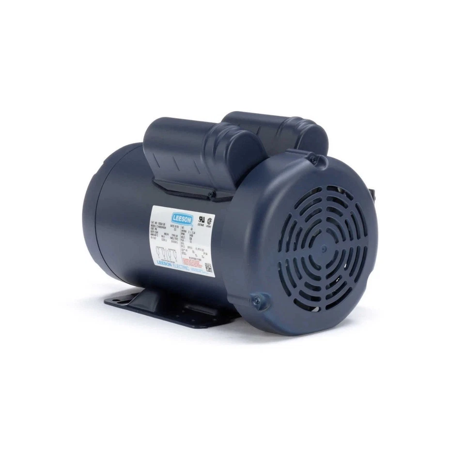 Leeson 120341.00 Electric Motor 3 HP 3450 RPM 230 Volt 1ph 145T C145K34FB3H - Image 3 of 4