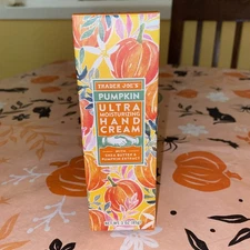 Trader Joe's 3 oz PUMPKIN Ultra Moisturizing Hand Cream Lotion Shea Butter LTD!