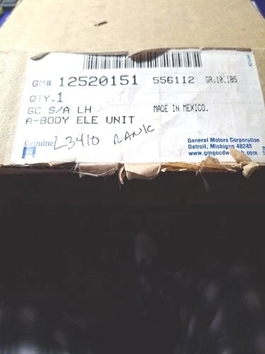 REAR VIEW MIRROR LH BUICK CENTURY 1988TO1994 GM NOS PARTNUMBER 12520151