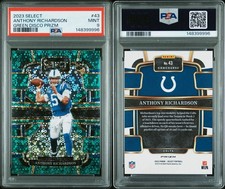 2023 PANINI SELECT | GREEN DISCO PRIZM [#2/5] ANTHONY RICHARDSON 43 PSA 9