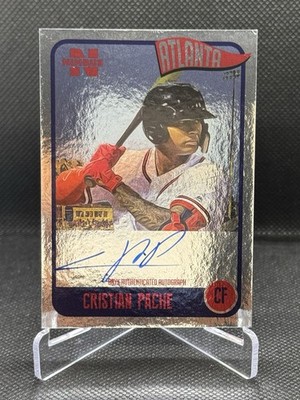 2020 Onyx Nimbus Silver Auto /325 Cristian Pache #NACP Braves