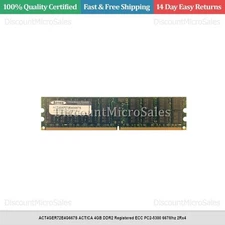 ACT4GER72E4G667S ACTICA 4GB DDR2 Registered ECC PC2-5300 667Mhz 2Rx4