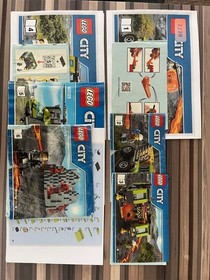 LEGO City Volcano Heavy - lift Helicopter No. 60125 Set With Box Instructions