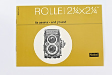 Rollei Rolleiflex 2  x 2  Vintage Camera Sales Brochure Germany