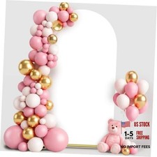 6.6FT Wedding Arch Backdrop Cover Spandex Arch Stand Cover 6.6 FT White