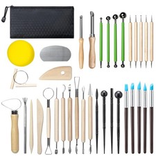36 PCS Clay Tool, Clay Sculpting Tools Kit, Pottery Tools Can be Used for Sti...