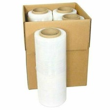 18" x 1500FT 80 Gauge Pallet Wrap Stretch Film Shrink Hand Wrap 1500' 8 Rolls