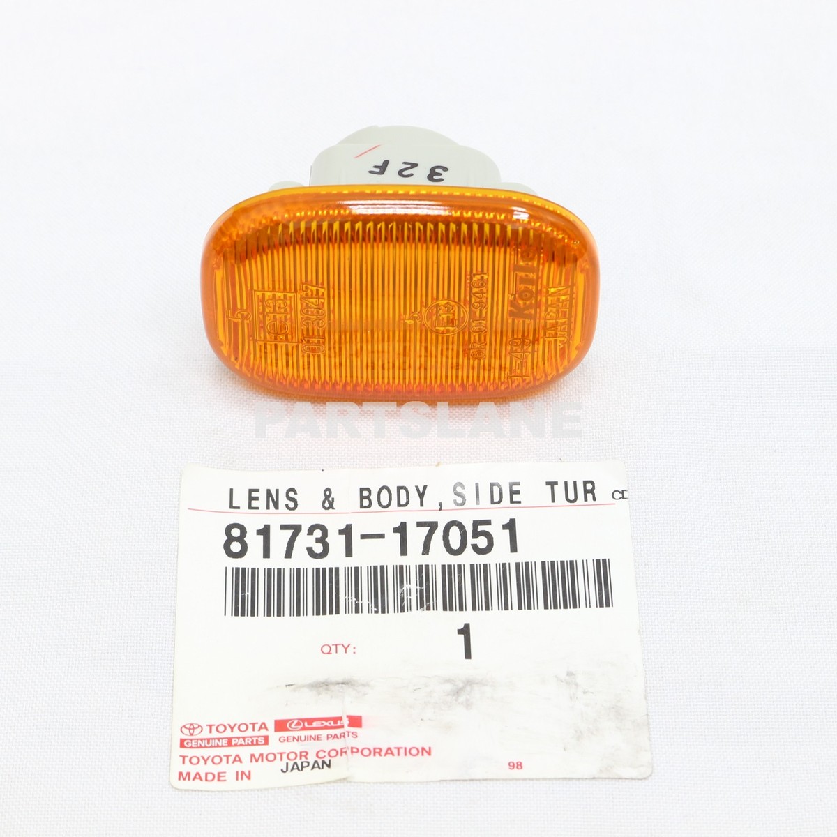 81731-17051 Toyota OEM Genuine LENS, SIDE TURN SIGNAL LAMP, RH/LH